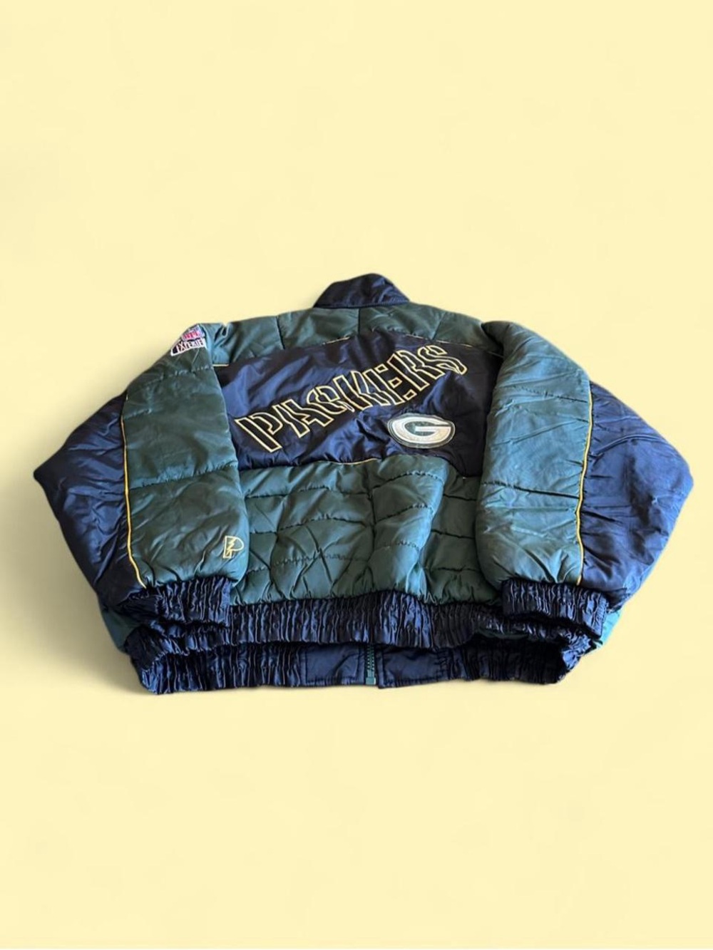 Vintage Green Bay Packers Pro Player Heavyweight Puffer Jacket Men’s Size XL